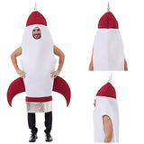 Rocket Jumpsuit Adult Space Costume Cosplay Outfits Halloween Carnival Suit