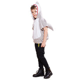 Kids Baby Shark Cosplay Costume Short Sleeve Perfomace Costume   Outfits Halloween Carnival Suit - INSWEAR