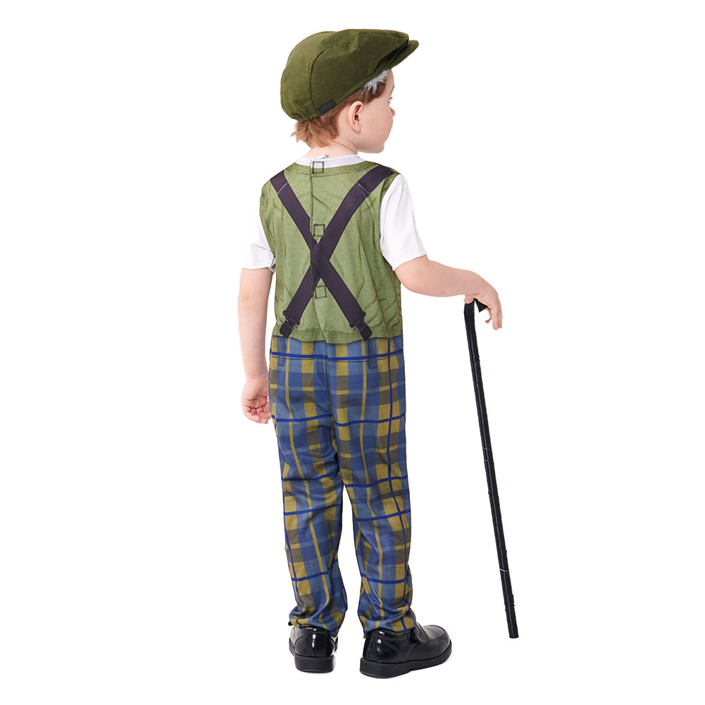 Grandpa Green Cosplay Costume Outfits Halloween Carnival Suit For Kids