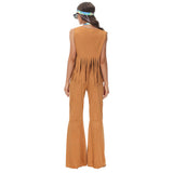Hippie Costumes Women Carnival Halloween Party Vintage Retro 1970s Disco Clothing Suit Rock Hippies Cosplay Outfits
