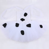 Kids Girls Milk Cow Tutu Dress Halloween Carnival Animal Dress Cosplay Costumes Toddler Cow Outfits - INSWEAR