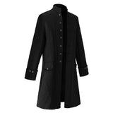 Medieval Vintage Standing Collar Jacquard Jacket Cosplay Costume Halloween Carnival Party Disguise Suit