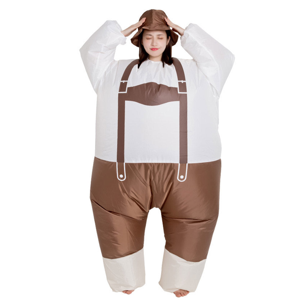 Inflatable Oktoberfest MegaMorph Fat Suit Costume For Adults And Teen - INSWEAR