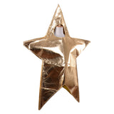 Children Shiny Gold Star Costumes Fancy Dress Christmas Halloween Cosplay Outfit - INSWEAR
