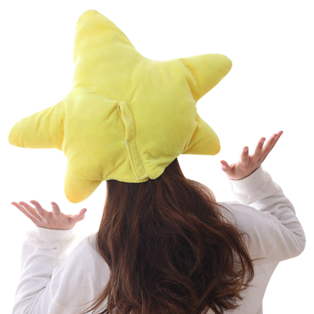 Funny Plush Star Hat Cap Party Gift Halloween Christmas Novelty Party Dress up Cosplay - INSWEAR