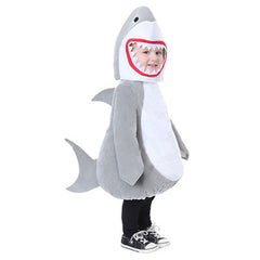Kids Halloween Jumpsuit Cosplay Costume Shark Stage Clothing Fancy Dress Halloween Christmas Props - INSWEAR