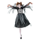 Halloween Women Devil Skull Angel Cosplay Fancy Performance Costume - INSWEAR