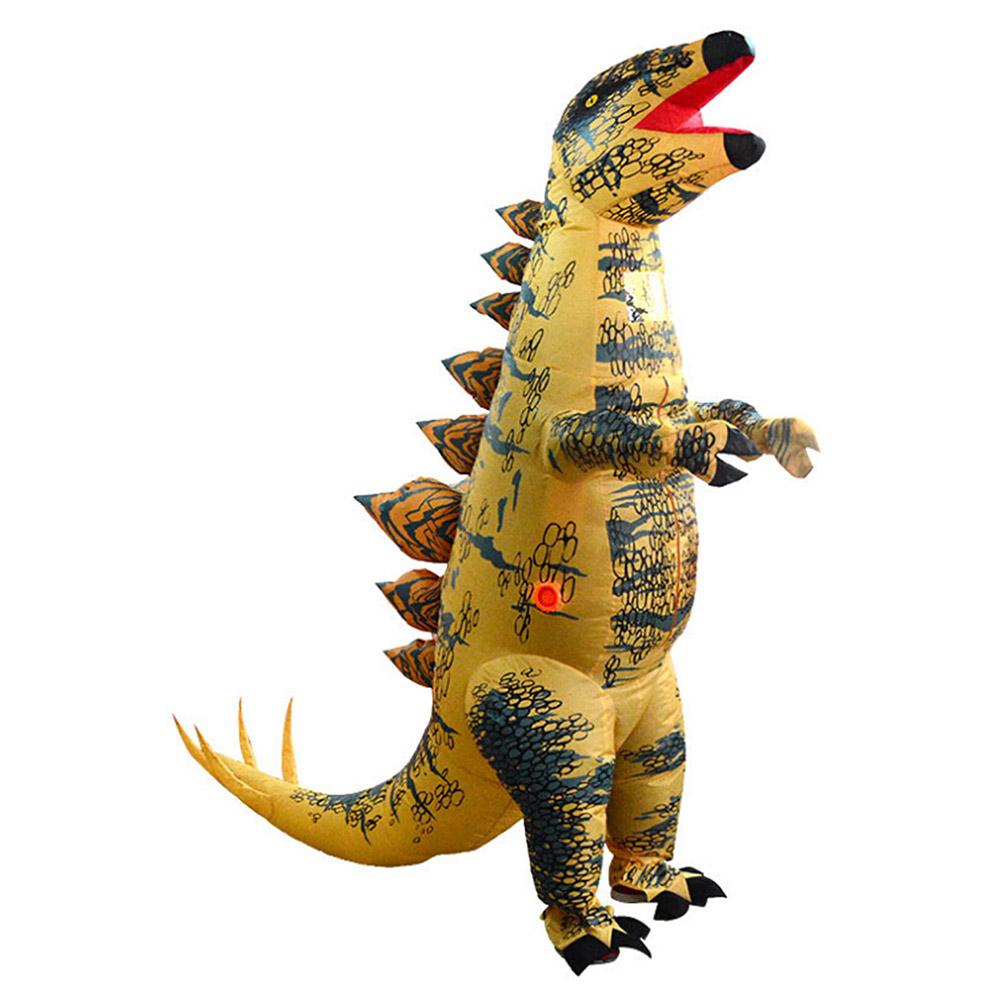 Kids Adult Dinosaur Inflatable Costume Stegosaurus Blow up Costume Fancy Dress Halloween Game Cosplay Costume - INSWEAR