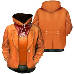 Resident Evil 4 Remake Ashley Graham Cosplay Hoodie Printed Hooded Sweatshirt Casual Streetwear
