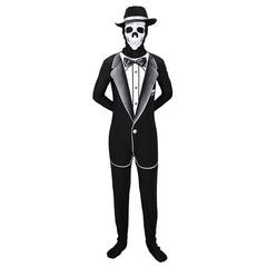 Halloween Cosplay Skeleton Men Suit Masquerade Carnival Skulls Gentleman Businessman Role Playing Costume - INSWEAR