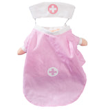 Halloween Pet Cosplay Upright Costume Pink Nurse Cat & Dog Apparel Outfit - INSWEAR