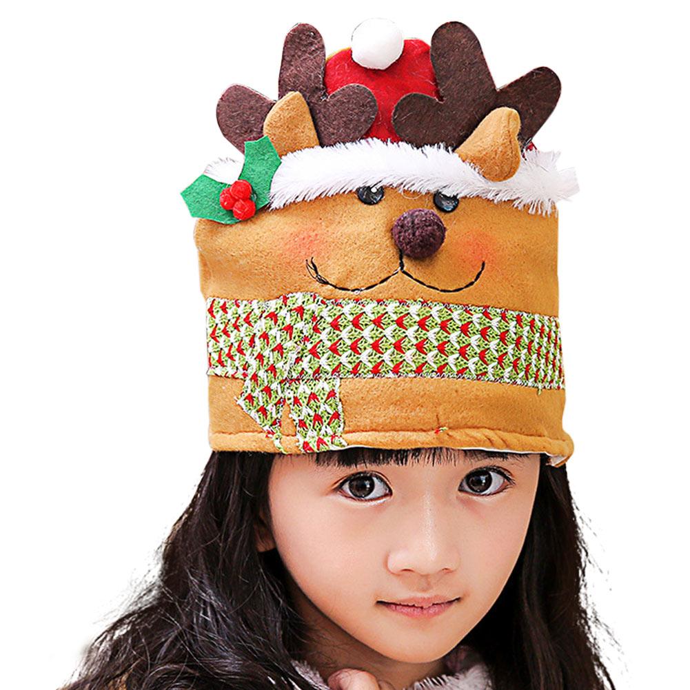 Cute Cartoons Christmas Hats Snowman Hats Headdress Party Favors Decorations for Kids Adults - INSWEAR