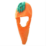 Funny Plush Carrot Hat Cap Party Gift Halloween Christmas Novelty Party Dress up Cosplay - INSWEAR