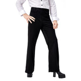 Men's 70s Vintage Disco Flared Pants Bell Bottom Trousers - INSWEAR