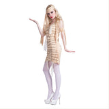 Women Personality 3D Style Mummy Halloween Cosplay Costumes Stage Performance Dress - INSWEAR