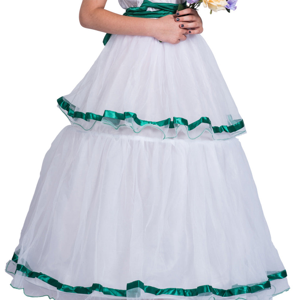Kids Girls Halloween Costume Southern Belle Dress Beautiful Fancy Party Costume - INSWEAR