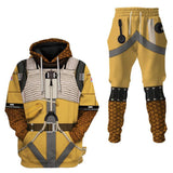 Unisex Star Wars Hoodie Pants Set Bossk Cosplay Hooded Sweatshirt Sports Sweatpants Casual Streetwear - INSWEAR
