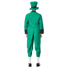 Men Lucky Charms Leprechaun Irish Party Dress St Patrick's Day Fancy Dress Costume Outfit Performance Cosplay Clothing - INSWEAR