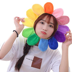 Halloween Party Funny Games Celebration Festival Performance Sunflower Dance Headgear Props - INSWEAR