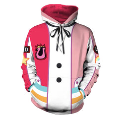 Unisex Anime ONE PIECE FILM RED Hoodies Uta Cosplay Hooded Sweatshirt Casual Streetwear Pullover Hoodie - INSWEAR