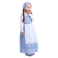 Girls Costume Deluxe Prairie Dress for Halloween Costume Dress Up Party - INSWEAR