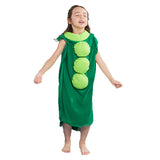 Halloween Kids Girls Pea Pod Cosplay Costume Jumpsuit - INSWEAR