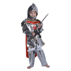 Boys Halloween Costume Medieval Knight Stage Role Play Cosplay Costume - INSWEAR