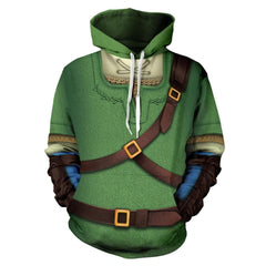 Unisex The Legend of Zelda Pullover Hoodies Sweatshirt Link Cosplay Casual Coat Streetwear - INSWEAR