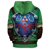 Unisex The Legend of Zelda Pullover Hoodies Sweatshirt Link Cosplay Casual Coat Streetwear - INSWEAR