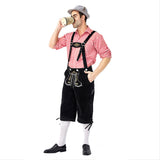 Men’s German Bavarian Oktoberfest Costume Set for Halloween Dress Up Party and Beer Festival - INSWEAR