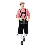 Men’s German Bavarian Oktoberfest Costume Set for Halloween Dress Up Party and Beer Festival - INSWEAR