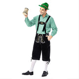 Men’s German Bavarian Oktoberfest Costume Set for Halloween Dress Up Party and Beer Festival - INSWEAR