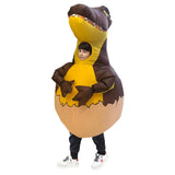 Kids Hatching Eggs Dinosaur Trex Inflatable Costume Christams Dino Egg Cosplay Blow Up Suit - INSWEAR