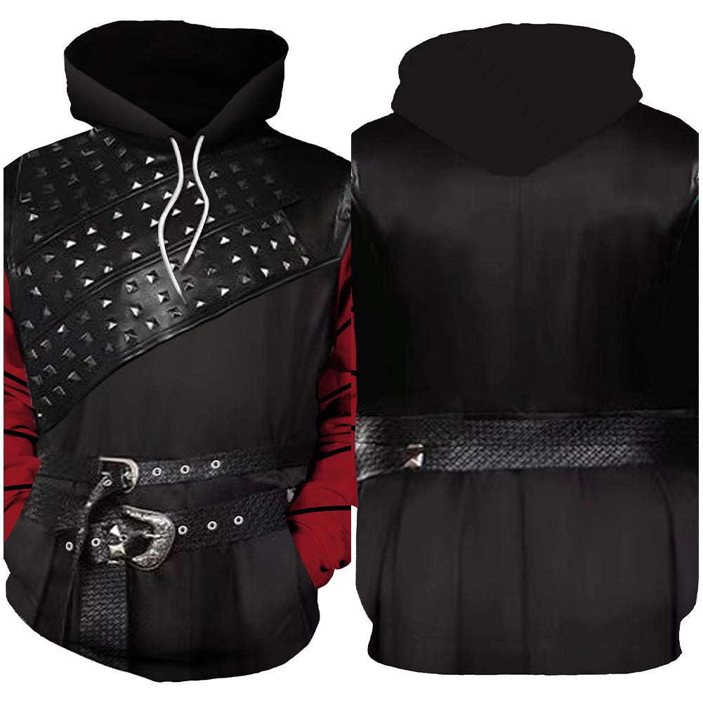 House of the Dragon Prince Daemon Targaryen Adult Cosplay Hooded Sweatshirt Casual Streetwear Pullover Hoodie - INSWEAR