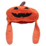 Adults Kids Halloween Pumpkin Knitted Cap Hat Photo Props Fancy Gifts - INSWEAR