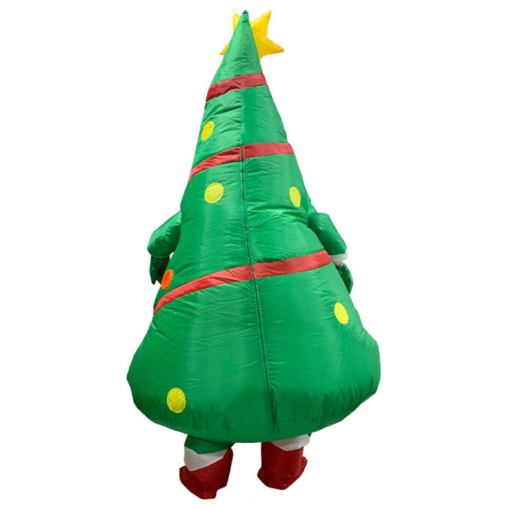 Adult Inflatable Christmas Tree Costume Halloween Fancy Dress Mascot Cosplay Party Outfits Carnival Blow Up Suit - INSWEAR
