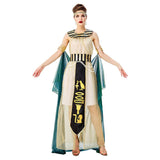 Women Halloween Queen Egyptian Cleopatra Costume Adults Sexy Cleopatra Costumes Cosplay Cleopatra Halloween Costume - INSWEAR