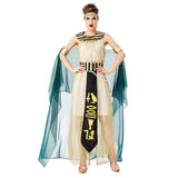 Women Halloween Queen Egyptian Cleopatra Costume Adults Sexy Cleopatra Costumes Cosplay Cleopatra Halloween Costume - INSWEAR