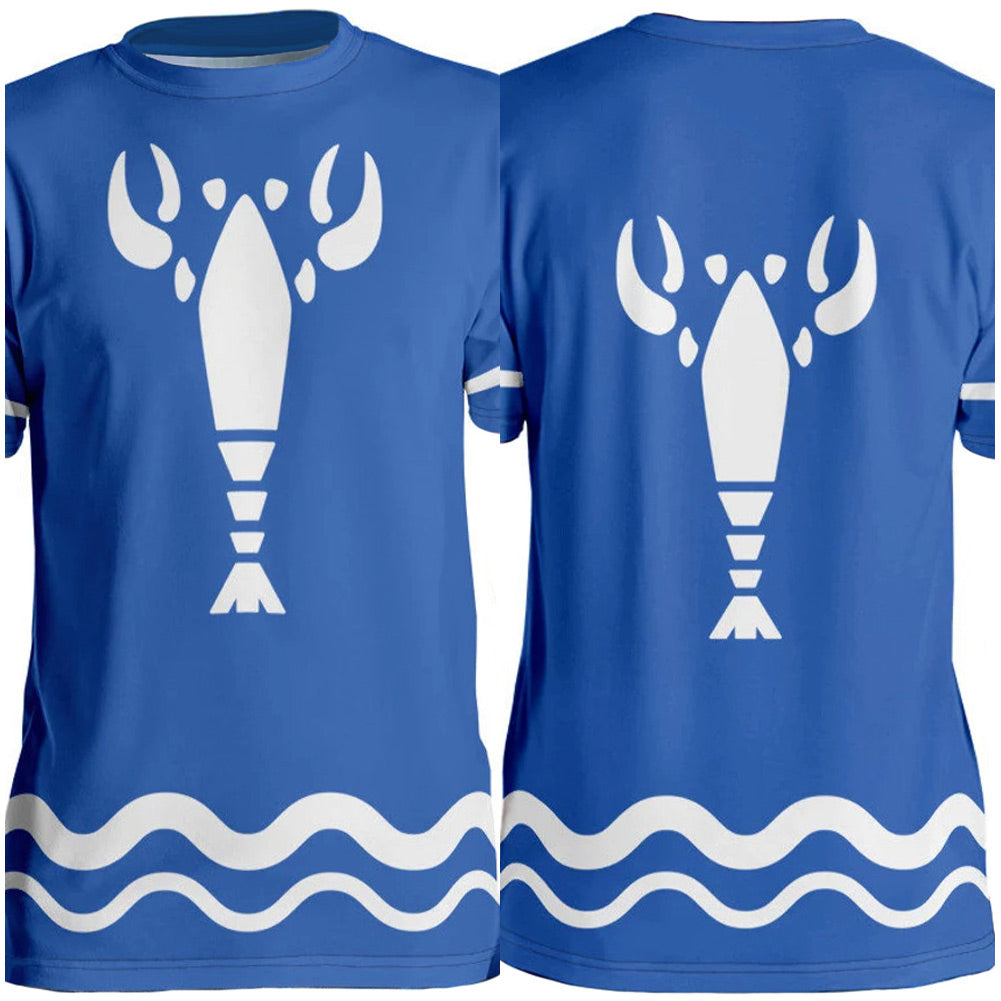 Link Lobster Cosplay T-shirt Men Women Summer 3D Print Short Sleeve Shirt