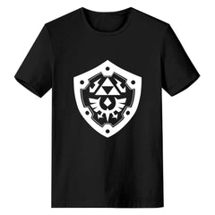 Unisex The Legend of Zelda T-shirt Hylian Shield Printed Summer O-neck T-shirt Casual Street 3D Print Shirts - INSWEAR