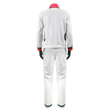 White and red Sportswear Cosplay Costume Outfits Fantasia Halloween Carnival Party Disguise Suit