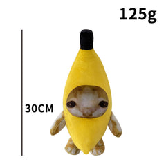 30CM Banana Cat Cosplay Plush Cartoon Kids Toys Doll Soft Stuffed Dolls Mascot Birthday Xmas Gift