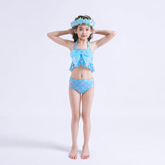 KIds Children Mermaid Cosplay Costume Dress Outfits Halloween Carnival Party Suit