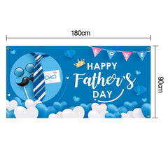 Happy Father's Day Photography Backdrop Father's Day Theme Background Family Party Decoration Daddy Studio Props - INSWEAR