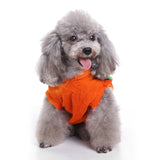 Pet Halloween Costumes Funny Pumpkin Cosplay Fleece Hoodie Coat Clothes Warm Jumpsuit Outfit Apparel - INSWEAR