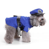 Pet Cute Policeman Costumes Cop Clothes Cosplay Dog and Cat Party Suits - INSWEAR