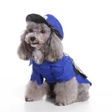 Pet Cute Policeman Costumes Cop Clothes Cosplay Dog and Cat Party Suits - INSWEAR