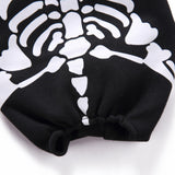 Cute Pet Skeleton Costume for Small Dogs Cats Clothes Halloween Day Party Skull Apparel - INSWEAR
