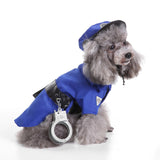 Pet Cute Policeman Costumes Cop Clothes Cosplay Dog and Cat Party Suits - INSWEAR