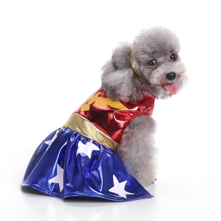 Cute Pet Costume Hawkman Pet Dog Cat Costumes Dress Funny Halloween Party Holiday - INSWEAR